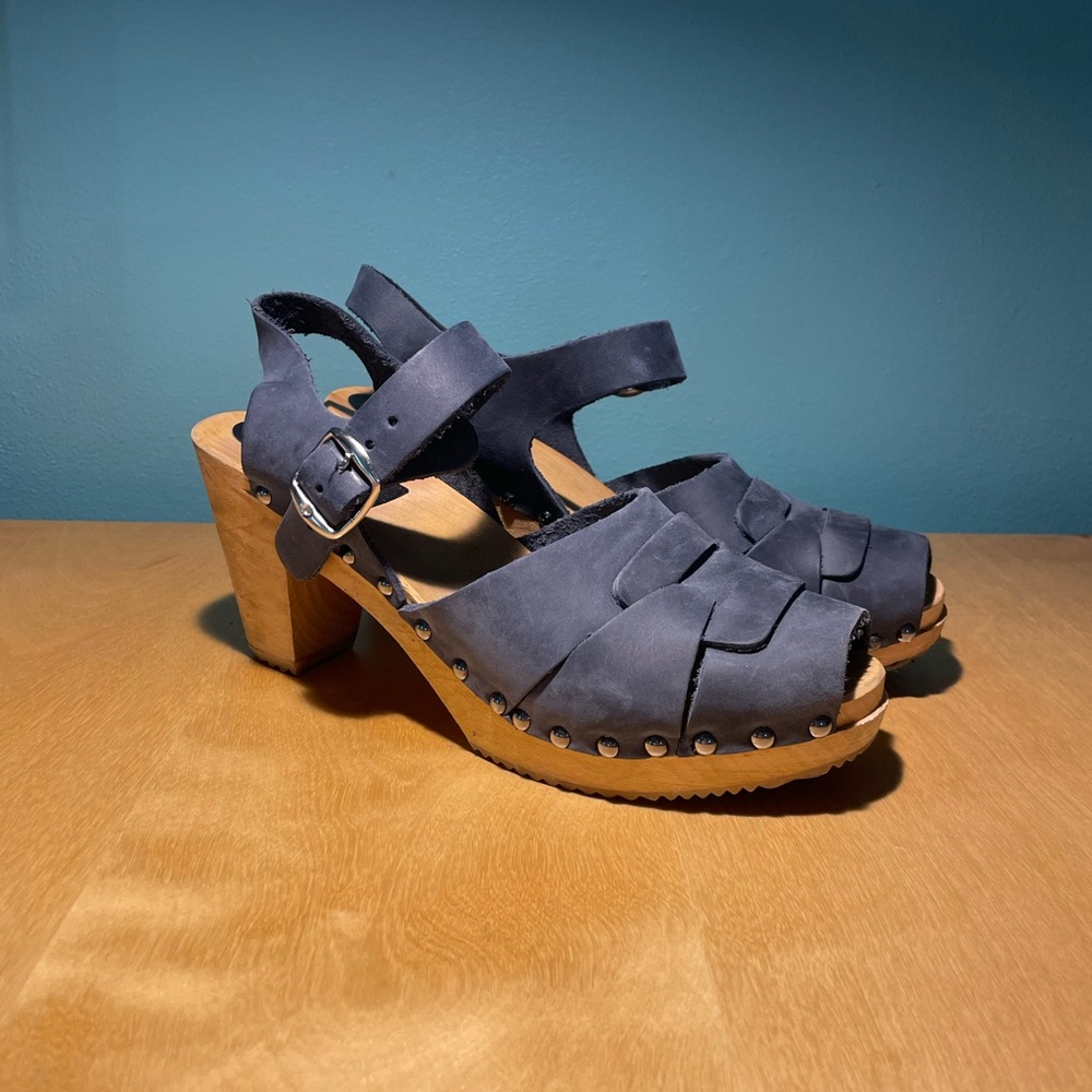 Blue Suede Clogs - image 1